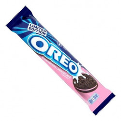 Biscuiti de Cacao cu Crema de Strawberry Cheesecake OREO 154g