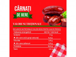 Carnati de Bere CAROLI 400g