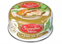 Carne de Pui in Suc Propriu Scandia SIBIU 300g