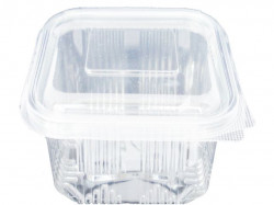 Caserola cu Capac din Plastic Transparent 500ml HORECA SELECT 50buc