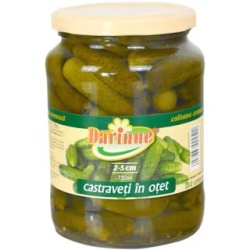 Castraveti Cornison in Otet DARINNE 2-5cm 680g