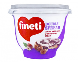 Crema de Ciocolata si Lapte FINETI Double Spread 200g