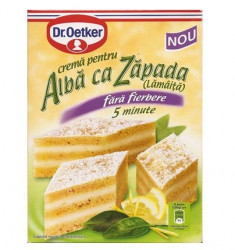 Crema pentru Prajitura Alba ca Zapada DR.OETKER 150g - Img 2