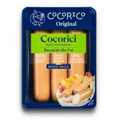 Cremwursti Fara Conservanti Cocorici Mediteraneeni COCO RICO 195G - Img 1