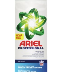 Detergent Automat Pudra pentru Rufe Albe ARIEL Professional Original 9.75Kg (150 Spalari)