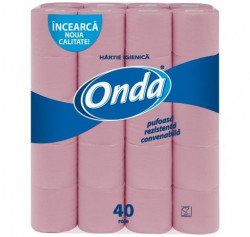 Hartie Igienica Roz ONDA 2str. 40buc