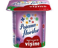 Iaurt cu Fructe 1.4% POIANA FLORILOR Visine 100g