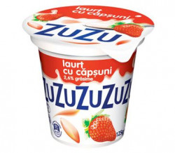 Iaurt cu Fructe 2.6% ZUZU Capsuni 125g - Img 2