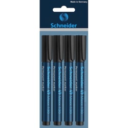 Marker Permanent Negru SCHNEIDER 4Buc