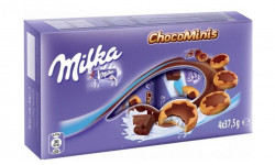 MILKA Choco Minis Biscuiti cu Crema de Ciocolata 150g