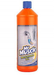 Mr. MUSCLE Gel Hidraulic pentru Desfundat Tevi / Scurgere 1L