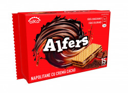 Napolitane cu Crema de Cacao ALFERS 170g