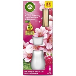 Odorizant de Camera Bete de Ratan AIRWICK Reed Diffuser - Flori de Cires si Zmeura - 42ml