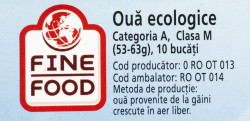 Oua de Gaina Bio Ecologice Clasa M (53g-63g) TONELI / OUA DE TARA cas. 10buc - Img 2
