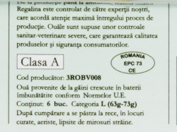 Oua de Gaina Cat. A Clasa L (crescute in baterii) ALBATROS cas.cart. 6buc - Img 2