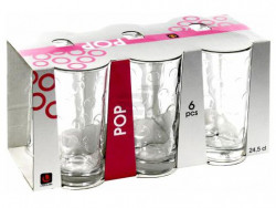 Pahare pentru Apa / Suc 245ml UNIGLASS Pop 6buc - Img 2