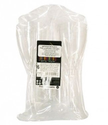 Pahare Transparente din Plastic de Unica Folosinta pentru Vin / Apa MAGRI 180ml 6buc