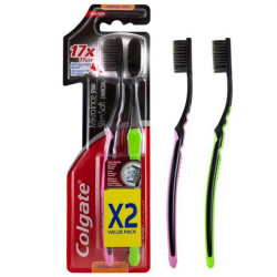 Periuta de Dinti Soft COLGATE Max White Charcoal 2buc