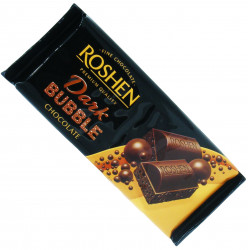 Ciocolata Aerata Neagra ROSHEN Dark Bubble 85g