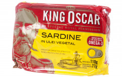Sardine in Ulei Vegetal KING OSCAR 110g
