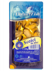 Scoici in Ulei OCEAN FISH 200g