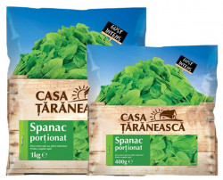 Spanac Verde Portionat Congelat CASA TARANEASCA 400g - 07103000