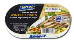 Sprot Afumat in Ulei LOSOS csv. 170g