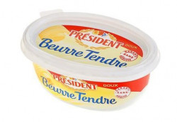 Unt Nesarat 82% PRESIDENT Beurre Tendre Doux cas. 250g