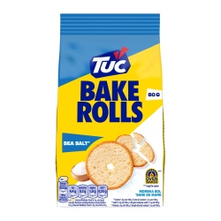 Bake Rolls TUC Rondele de Paine Crocanta cu Sare de Mare 80g