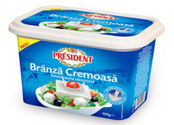 Branza Cremoasa de Vaca PRESIDENT 500g