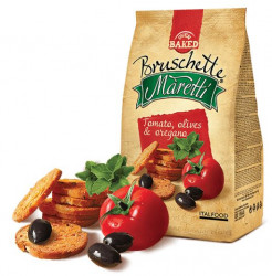 Bruschette Bites MARETTI Rosii, Masline si Oregano 70g - Img 3