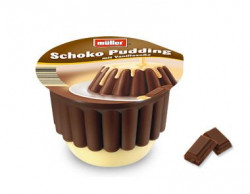 Budinca de Ciocolata si Vanilie MULLER 450g