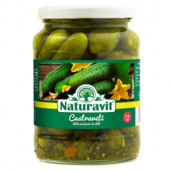 Castraveti Cornison in Otet NATURAVIT 680g