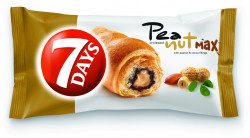 Croissant 7 DAYS Double Max cu Crema de Alune si Ciocolata 80g