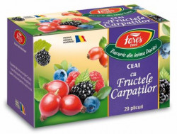 FARES Ceai Fructele Carpatilor 20x2g - Img 1