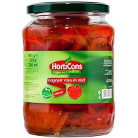 Gogosari Rosii in Otet HORTICONS bo. 670g