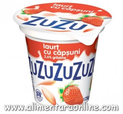Iaurt cu Fructe 2.6% ZUZU Capsuni 125g - Img 3