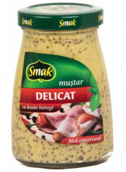 Mustar Delicat cu Boabe SMAK 180g