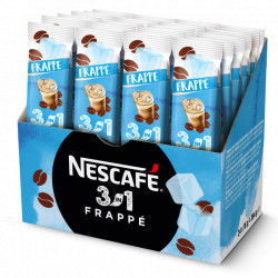 NESCAFE 3in1 Frappe Cafea Instant Plic 24x15g - Img 1