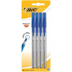 Pix Albastru BIC Round Stic Exact 0.7mm 4buc