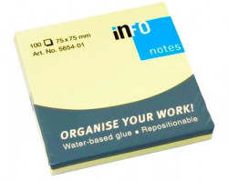 Post-It Galben SCRIBANT 75x75mm 5x100File