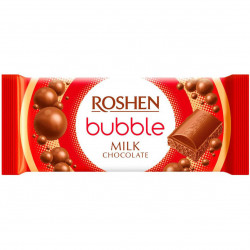 ROSHEN Bubble Ciocolata Aerata cu Lapte 80g