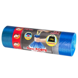 Saci Menajeri Albastri cu Snur Forte OTI 70x100cm 120L 10buc