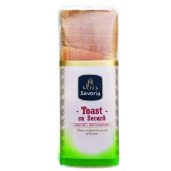 SAVORIA Paine Toast cu Faina de Secara 500g