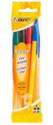 Set Pixuri 3 Culori (Albastru, Negru, Rosu) BIC Orange 6buc