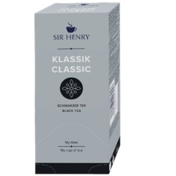 SIR HENRY Ceai Negru Premium Plic Infuzie Klasik 25x2g