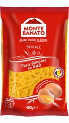 Spirale (Fusilli) cu Ou MONTE BANATO 400g