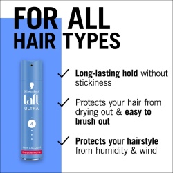 Spray Fixativ pentru Par TAFT Ultra No.4 250ml