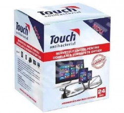 TOUCH Servetele pt. Curatat Monitorul / Lentile Ochelari 24buc - Img 1