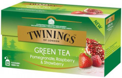 TWININGS Ceai Verde cu Rodie, Zmeura & Capsuni 25x1.5g